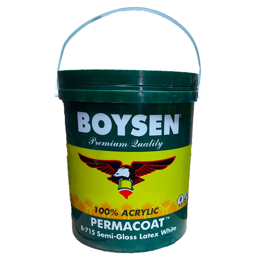 Boysen Permacoat Latex White ( 701 Flat, 715 Semi-gloss, 710 Gloss, 771 ...