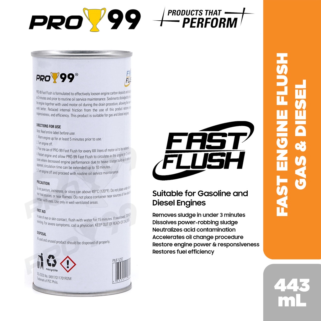 Pro99 Fast Flush Car Engine / Motor Flush Cleaner 443ml - PMF-5292 ...
