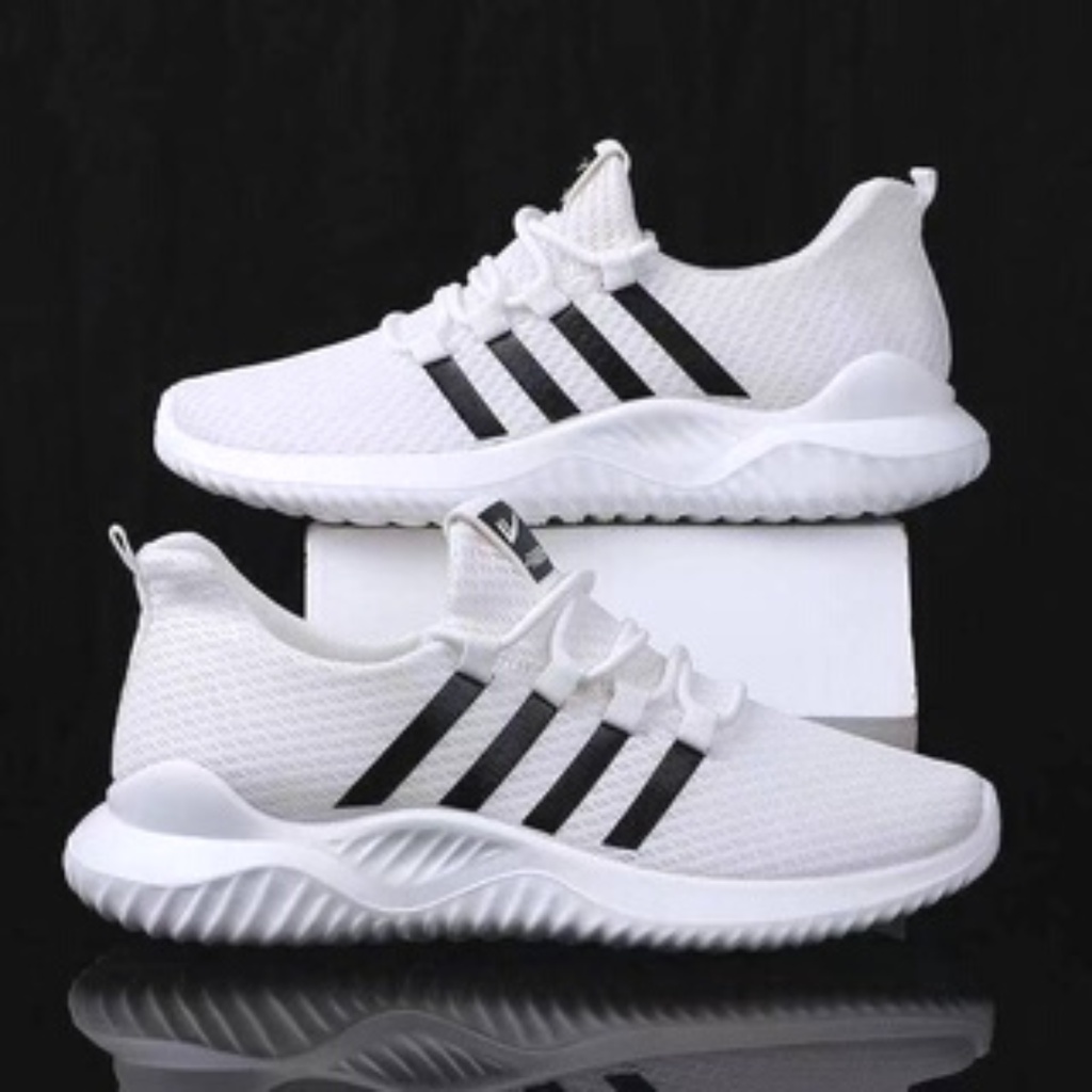 Fashion Korean Rubber shoes for Man Sneakers Adidas | Shopee Philippines