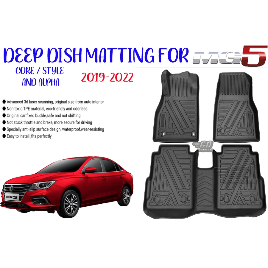 Deep Dish 3D floor Matting- MG5 2019-2022 | Shopee Philippines