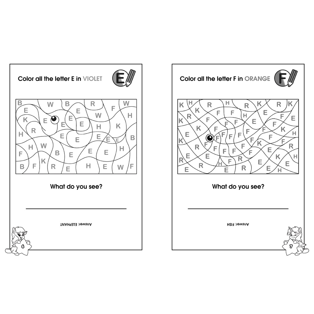 Perry & Winkle - Color by Letters & Numbers Coloring Book - Duyan Books ...