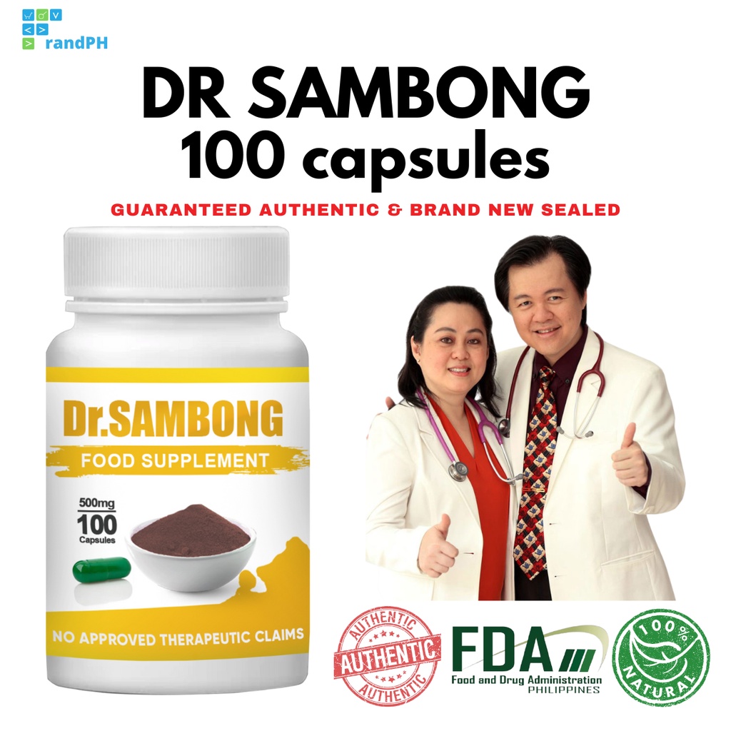 Dr.Sambong for UTI, Kidney stones, Gallstones, Pain Reliefs 100 caps