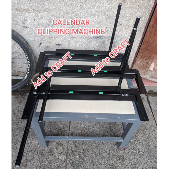 Manual Calendar Clipping / Rimming Machine (2folds) FREE 2024 CALENDAR