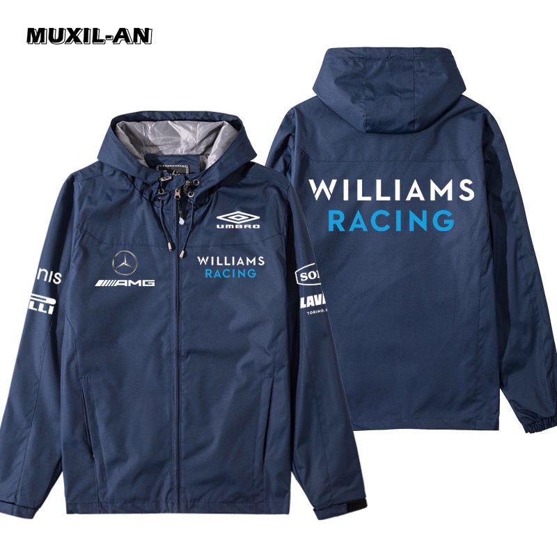 F1 Racing Suit Williams Mercedes-Benz Fleet Jacket Hooded Jacket Jacket ...
