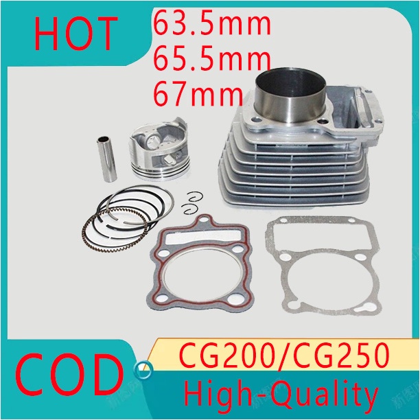 Big Bore Motorcycle Cylinder Piston Top Engine Parts Kits Set For Honda