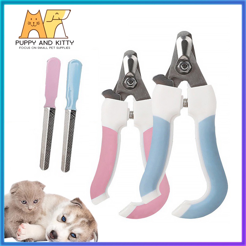 Pet Nail Clipper for Cats and Dogs STAINLESS NAIL CLIPPER W/ NAIL FILE