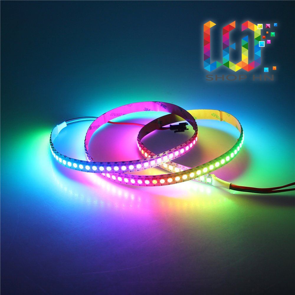 Ws2812b led strip 144led,96,74 led/m ARGB ws2812 DC5V 1M long | Shopee ...