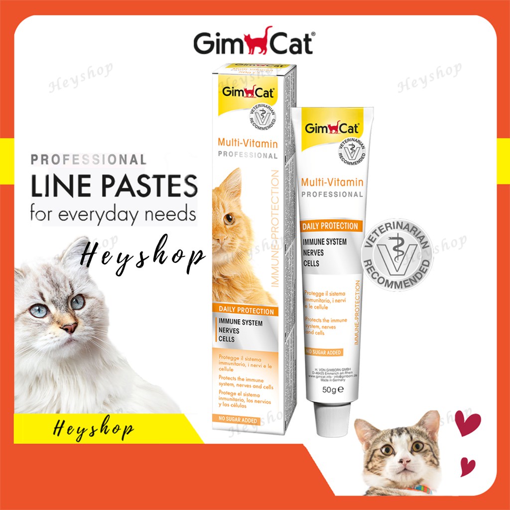 ☬GimCat MultiVitamin Paste Professional 50g Cat Supplement Vitamin