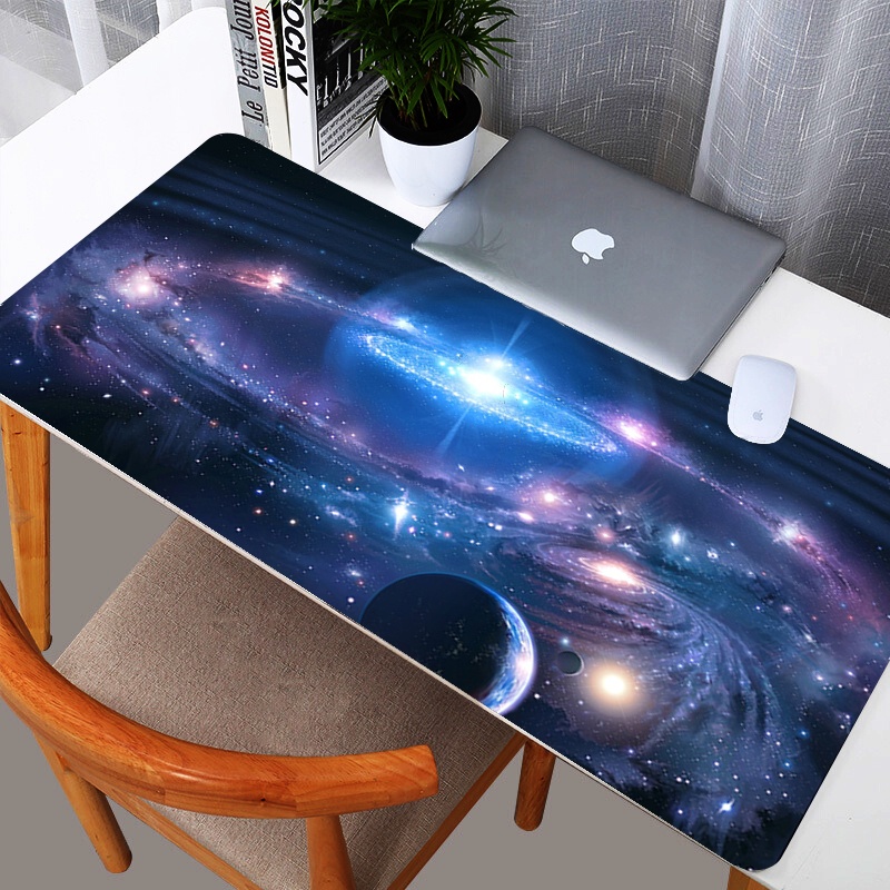 Galaxy Desk Mat Pad Keyboard Mats Deskpad Large Universe Space Gaming