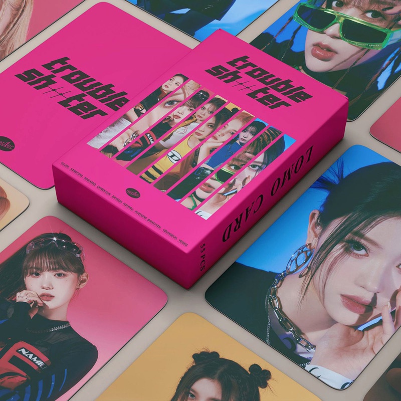 Ensemble Cadeaux Bp - 55 Pink Venom Cartes Lomo Bp/ 50 Autocollants / 1