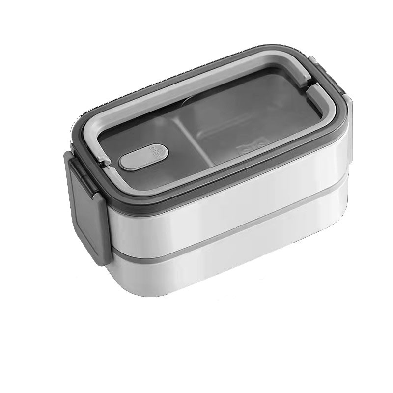 Double -Layer Stainless Steel Insulation Lunch Box Seal Microwave ...