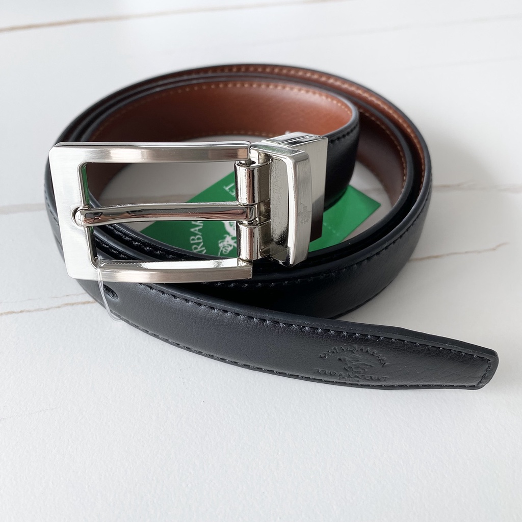 Santa Barbara Polo Racquet Club 62 Ladies Leather Belt Reversible Black and Brown 2.5 cm width Shopee Philippines