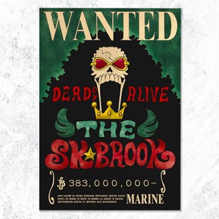 New Edition One Piece Poster SKBROOK One Piece Wanted Posters 28.5x42cm ...