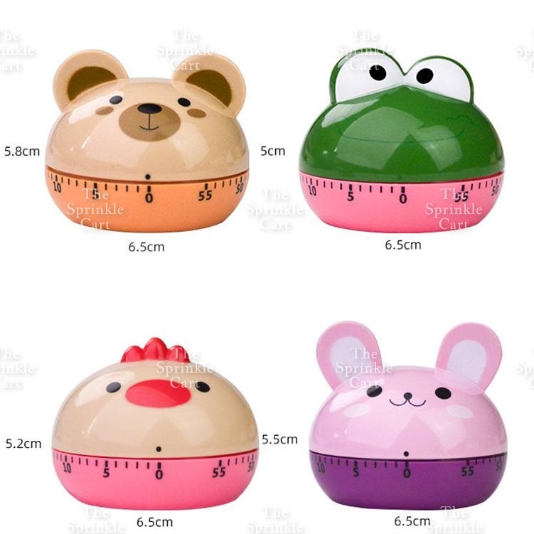 Cute Timer Countdown Cooking Tool Animal Cartoon Kitchen Mechanical ...