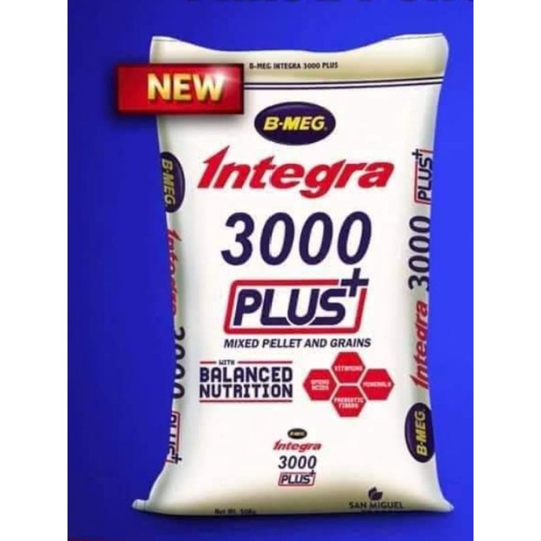 B-MEG INTEGRA 3000 PLUS MIXED PELLET AND GRAINS (REPACKED) | Shopee ...