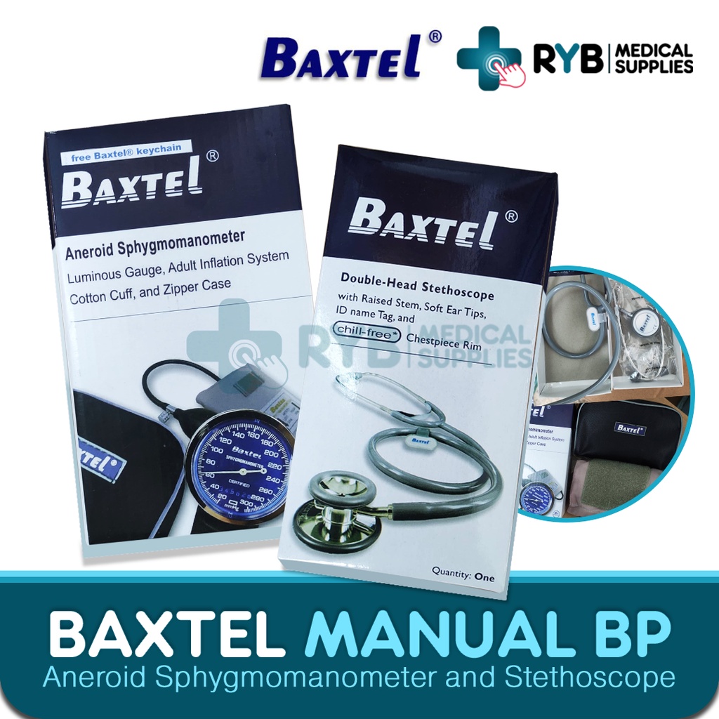 ORIGINAL Baxtel Blood Pressure Monitor Aneroid Sphygmomanometer