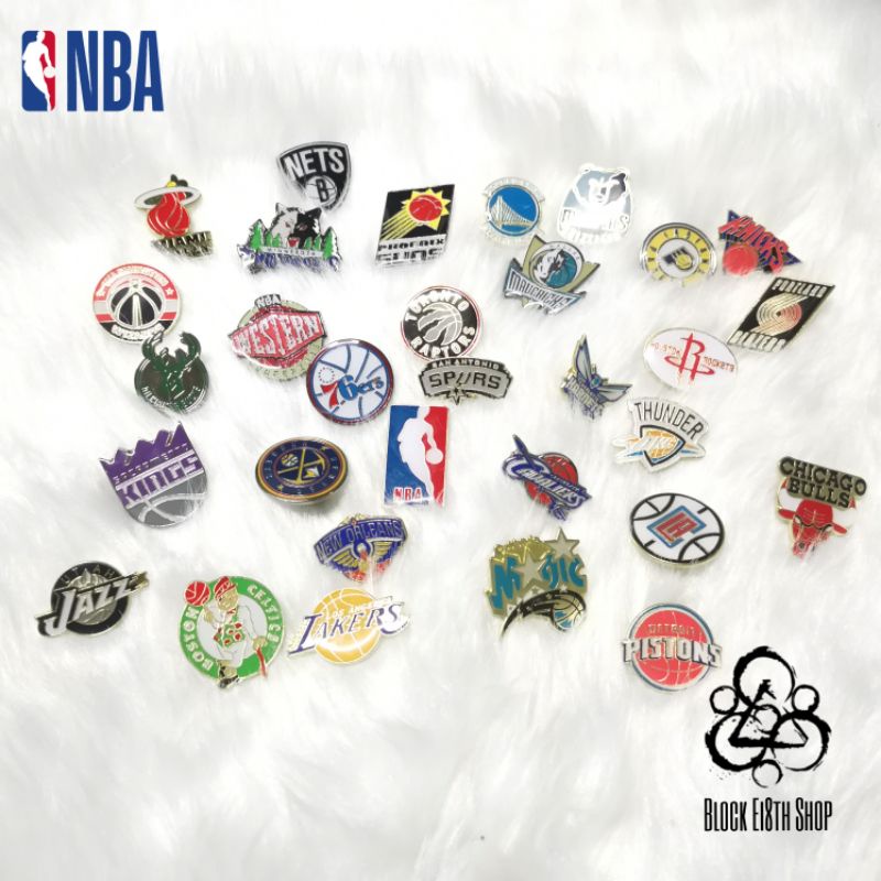 NBA METAL CAP BAGDE PIN ACCESSORIES (plus freebies) | Shopee Philippines