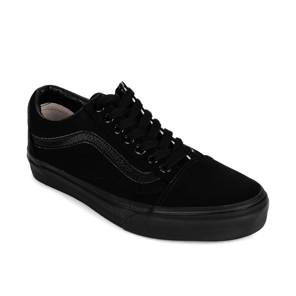 Full black old skool vans best sale