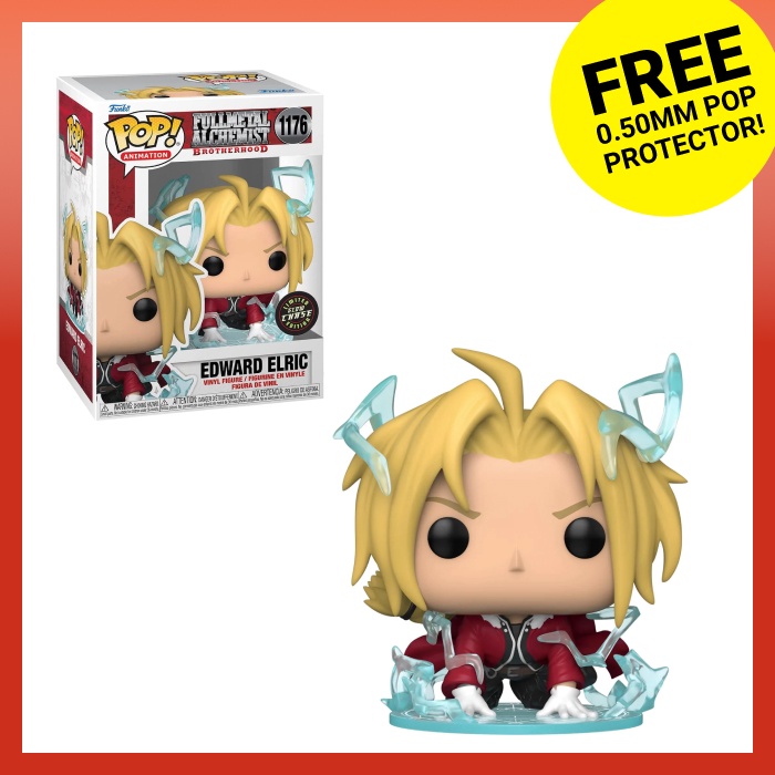 Funko Pop! Fullmetal Alchemist Brotherhood Anime - Edward Elric GLOW Chase  #1176 