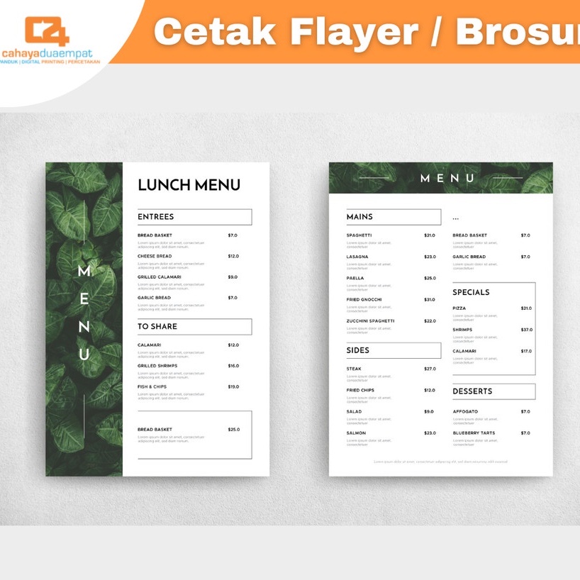 Print / Flayer Print / A5 Size Brochure, Art Paper Material, 1 RIM ...