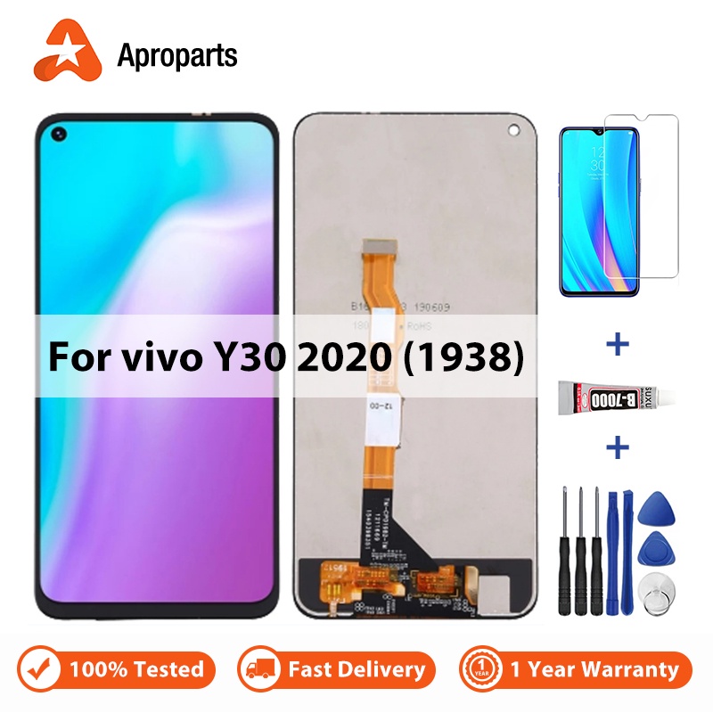 LCD For Vivo Y30 1938 DIsplay Touch Screen Digitizer Assembly ...