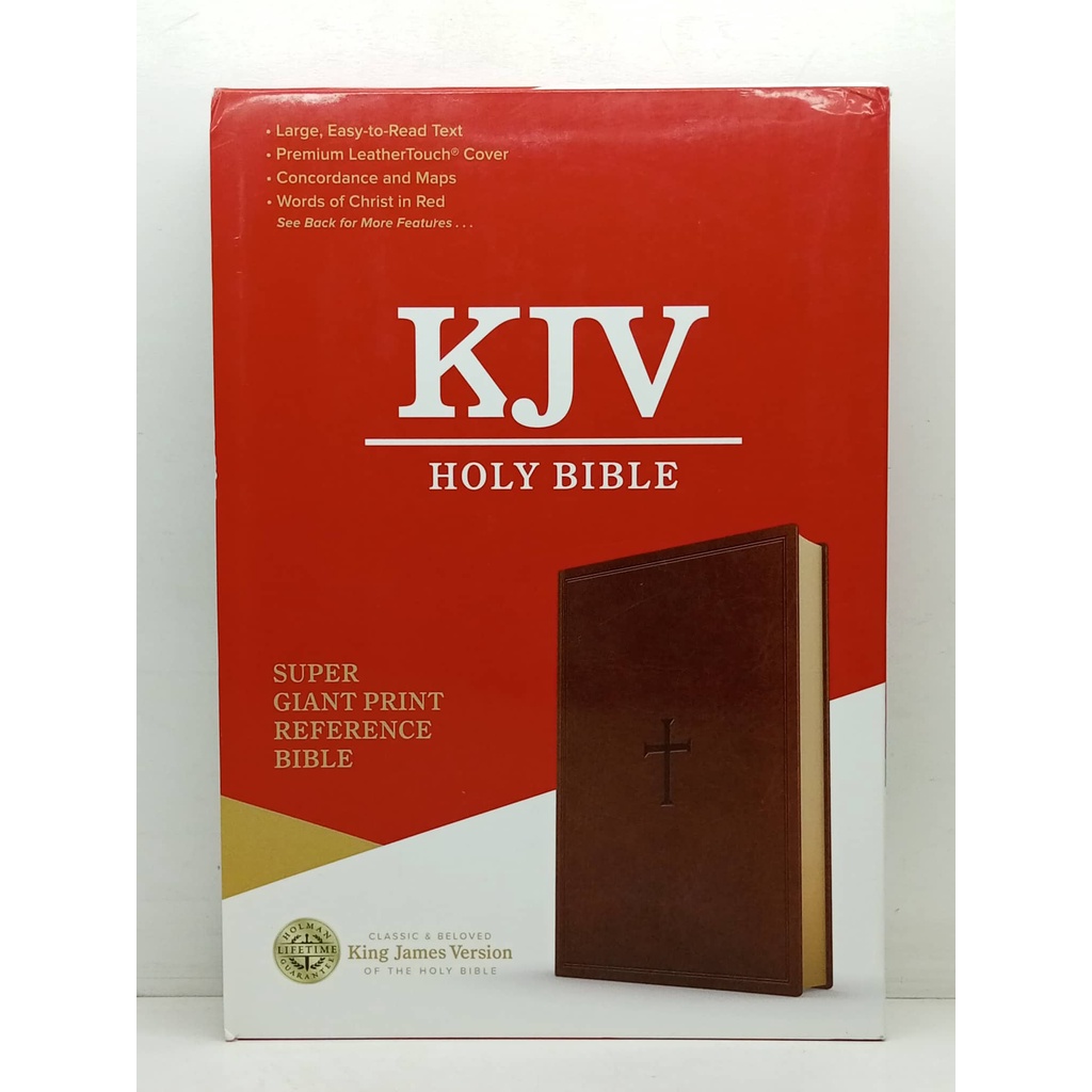 KJV - HOLY BIBLE : Super Giant Print Reference Bible (Imitation Leather ...