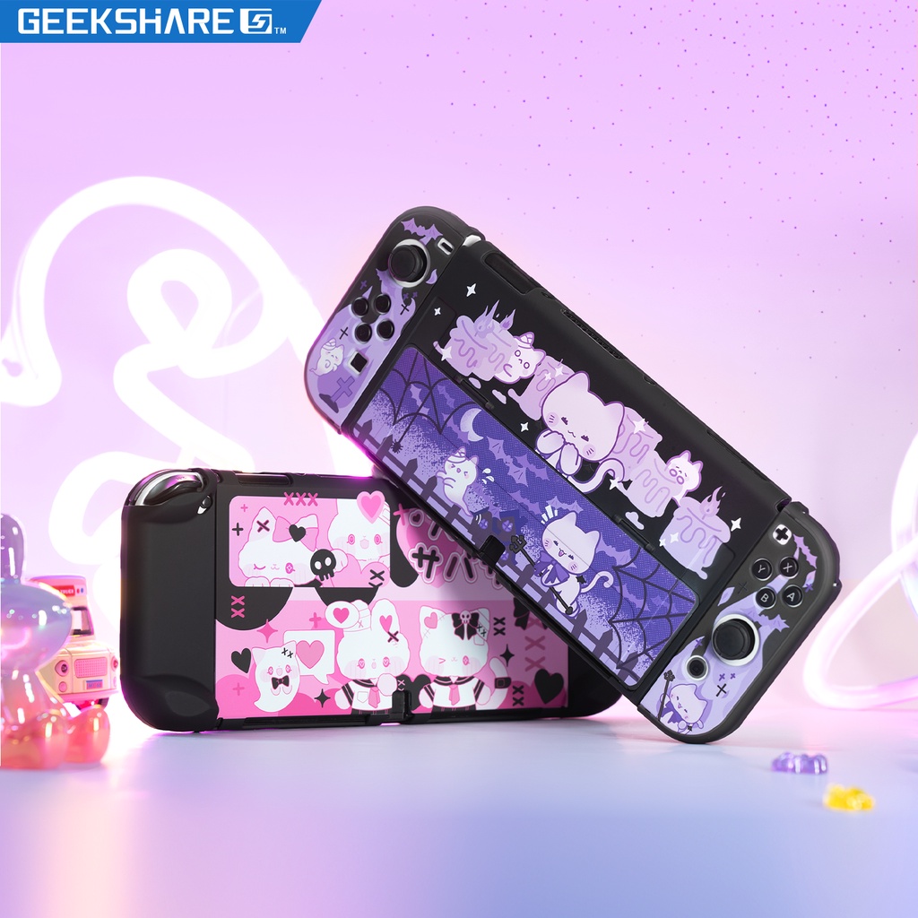 GeekShare PinkHolic Protective Case for Nintendo Switch OLED | Shopee ...