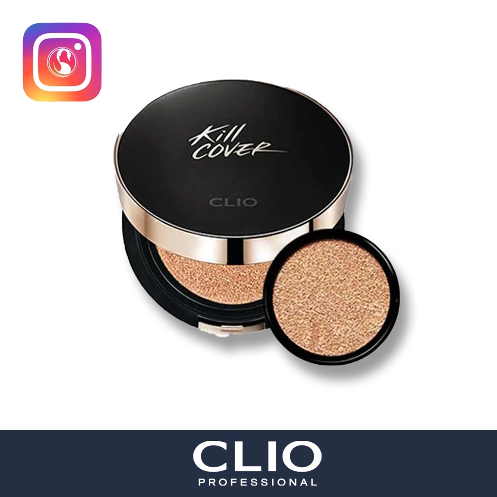 CLIO Kill Cover Fixer Cushion SPF50+ PA+++ 15g + Refill 15g | Shopee ...