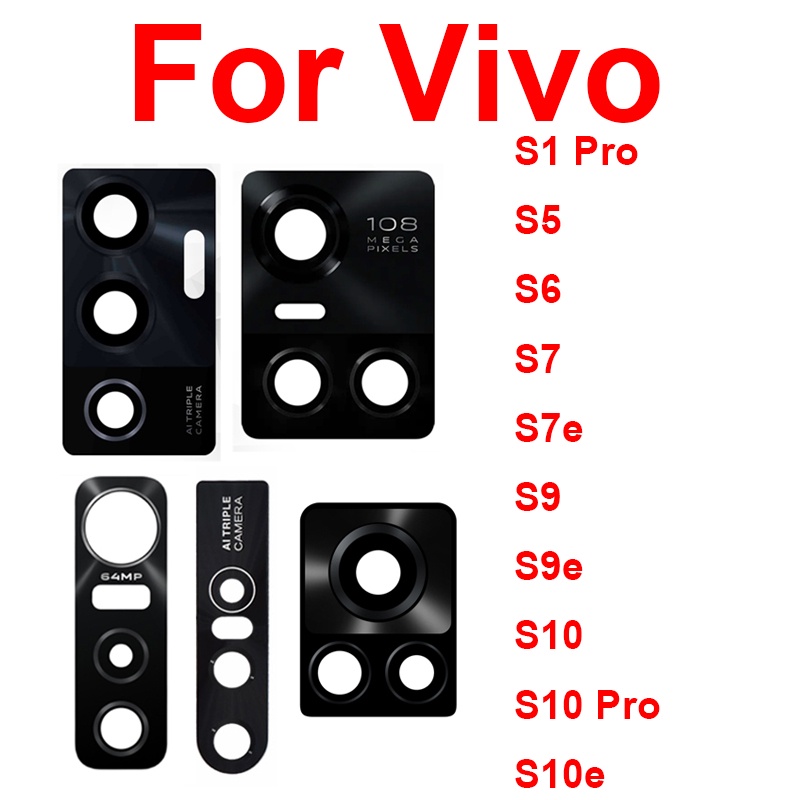 Rear Camera Glass Lens For Vivo S1 Pro S5 S6 S7 S7e S9 S9e S10 Pro S10e ...