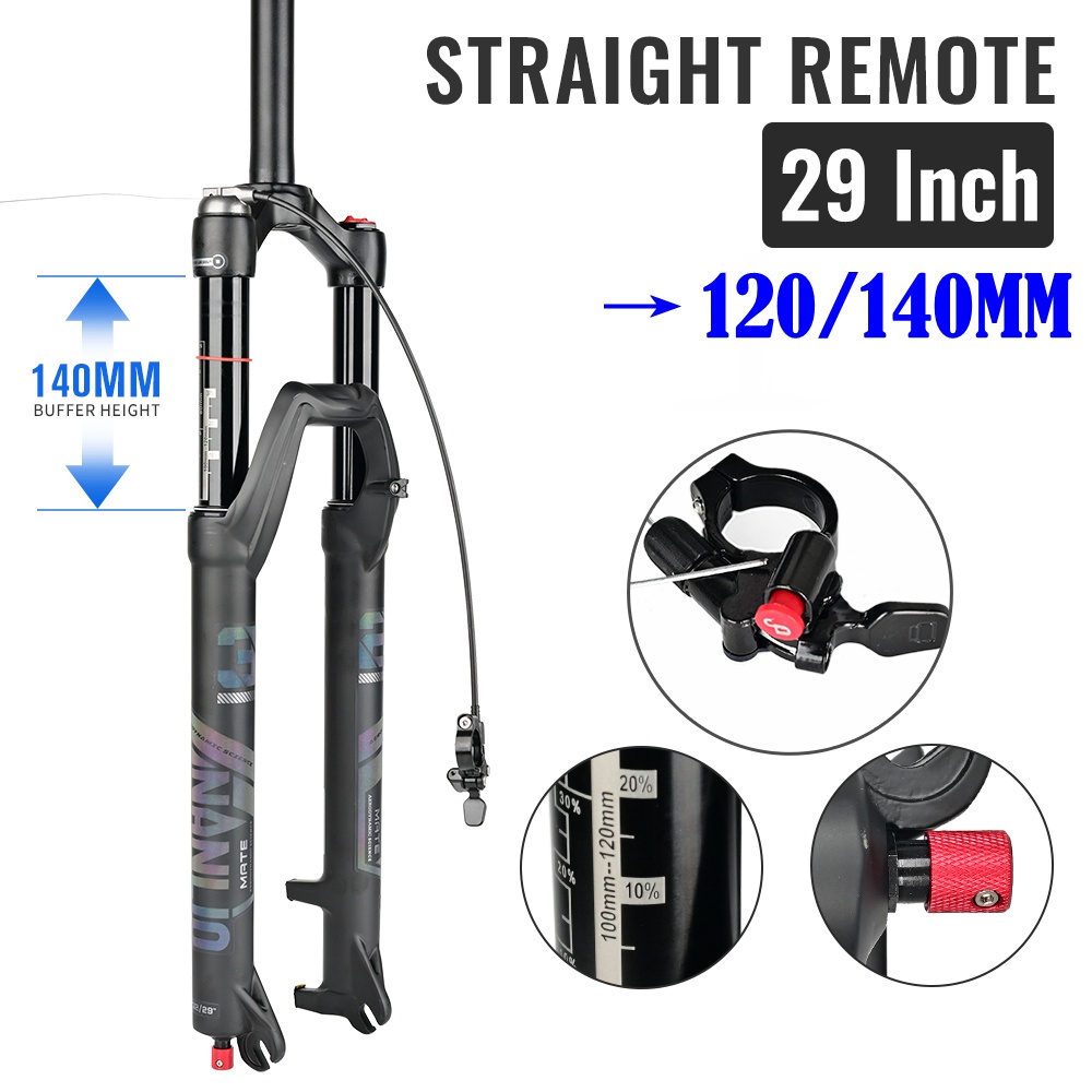 Nanlio Bicycle Air Fork Rebound Adjustment Mtb Suspension 26 27.5 29