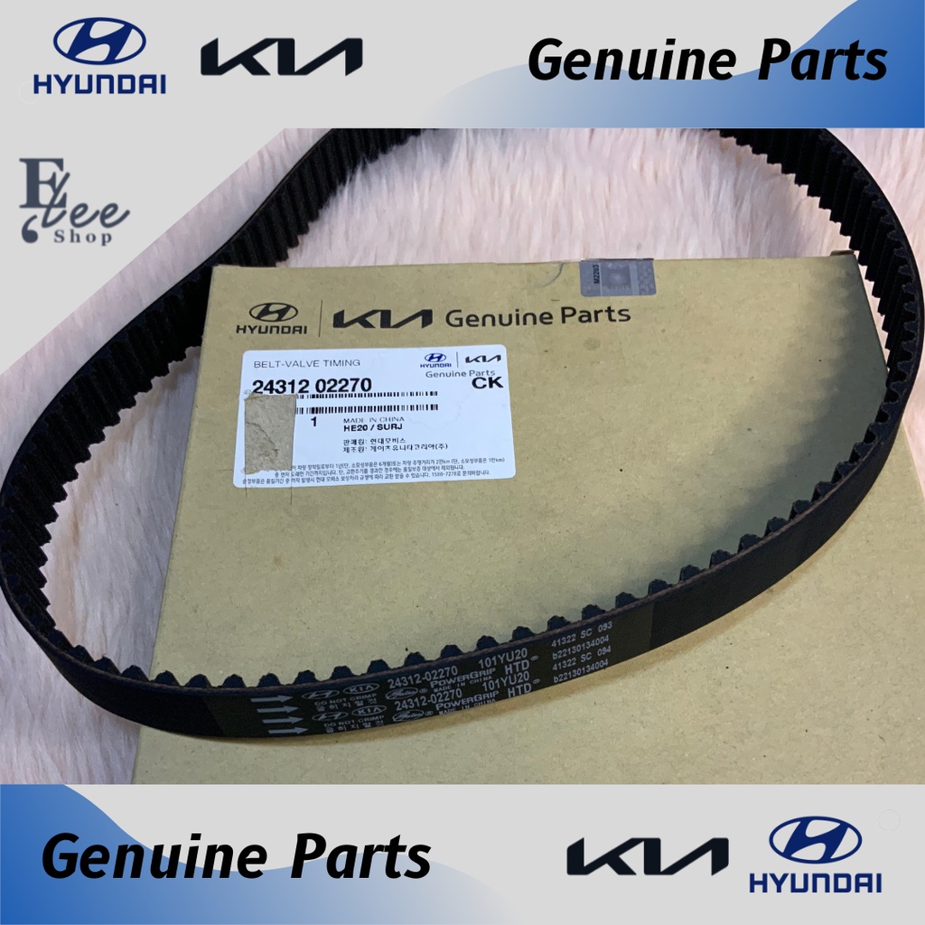 TIMING BELT 2431202270 for EON i10 Getz 1.1 Picanto Shopee Philippines