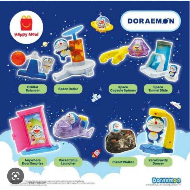Doraemon Happy Meal McDonald's toy (per pcs) | Shopee Philippines