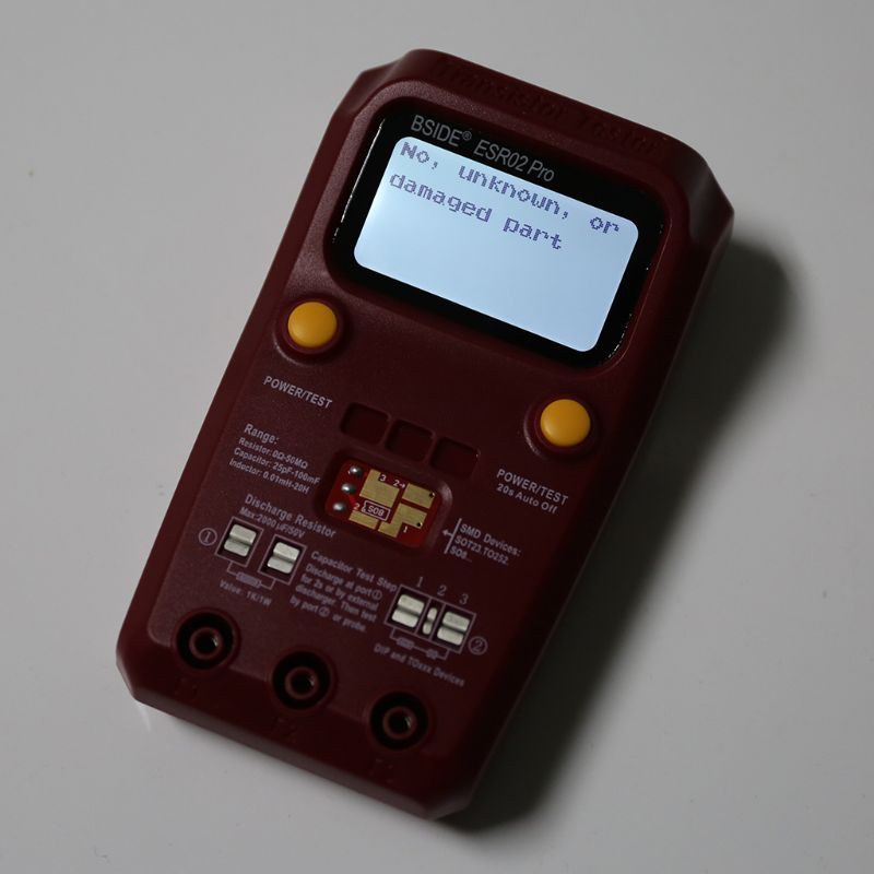 BSIDE ESR02 Digital Crystal Tester Capacitive Induction Resistance LCR ...