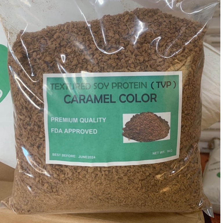TVP Textured Soy Protein Caramel Color ( 1kg ) | Shopee Philippines