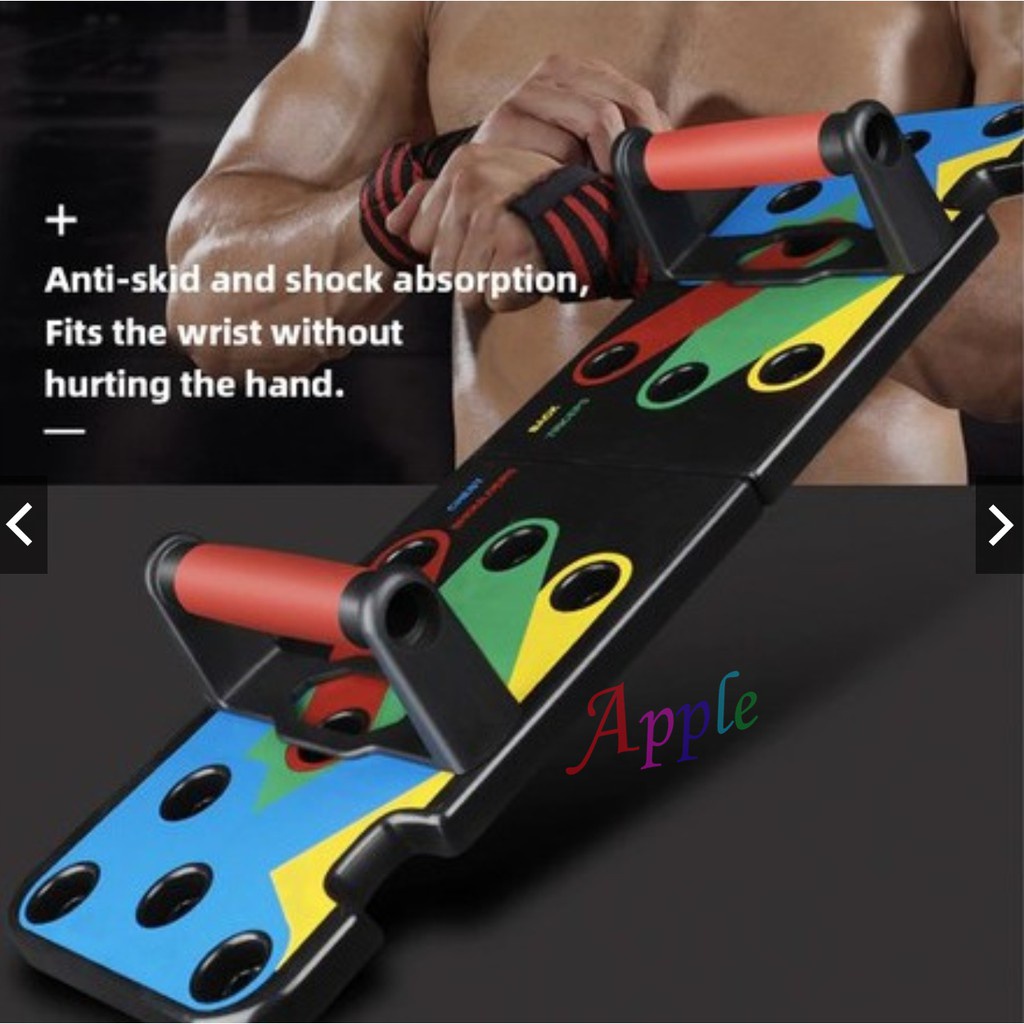 Foldable Push Up Board Foldable Multifunction Muscleboard Shopee