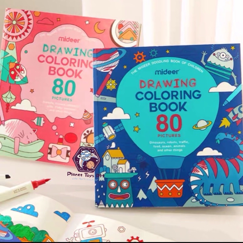 Mideer Drawing Coloring Book for Kids Shopee Philippines