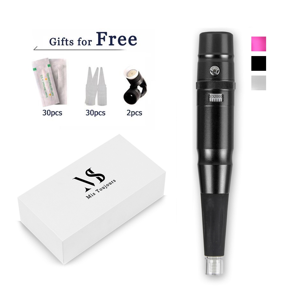 Classic Design Permanent Makeup Machine With 30pcs 1R 3R 5R For Natural ...