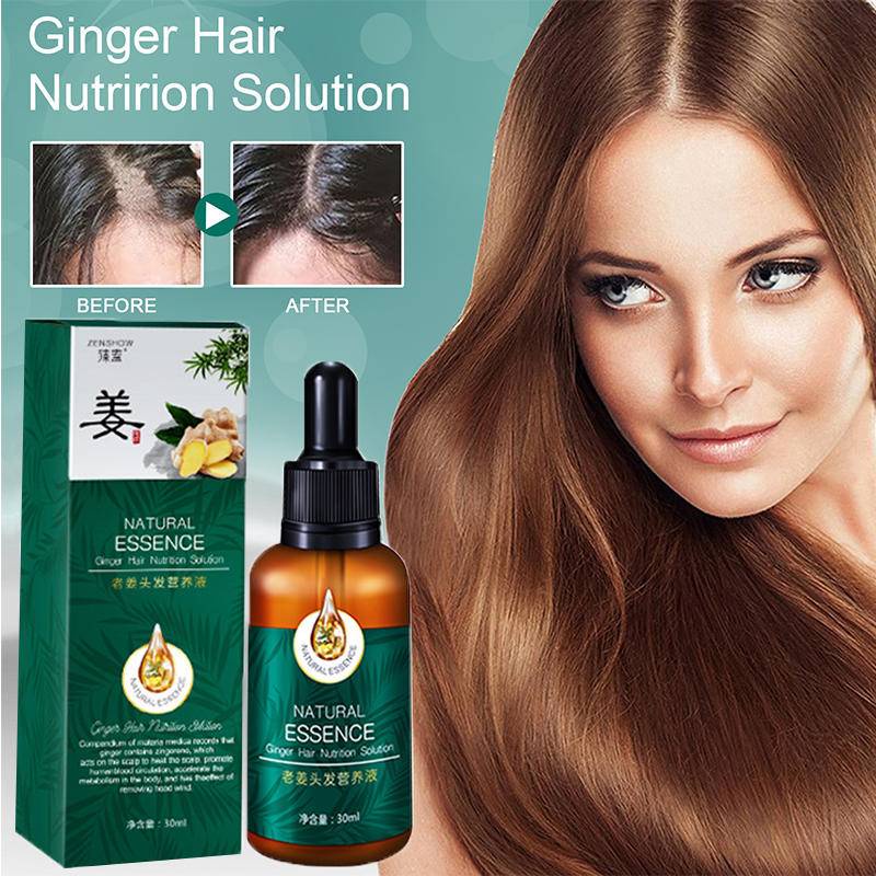 Hair Growth Essence Ginger Hair Grower AntiLose Natural Plant Extract