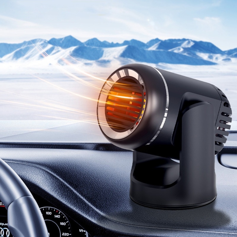 EDB* Car Heater Portable Electric Windshield Defogger Rotate Base ...