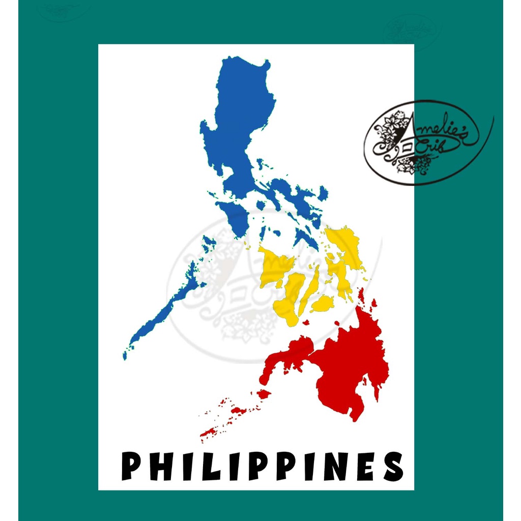 Philippine Map Education Wall Chart Laminated A4 Mapa Ng Pilipinas Shopee Philippines 6177