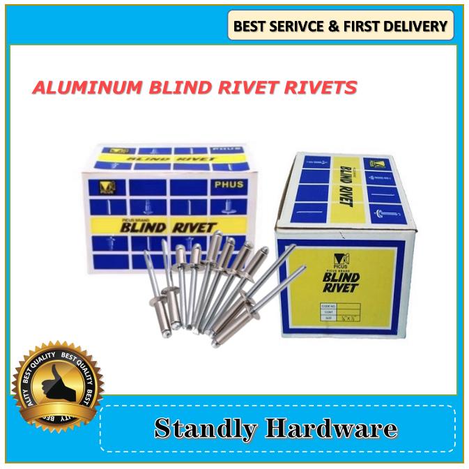 ALUMINUM BLIND RIVET RIVETS PER BOX 500 - 700 PCS | Shopee Philippines