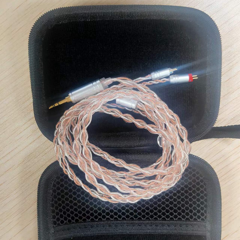 XINHS 4 Cores Pure Silver And Single Crystal Copper Mixed Braid