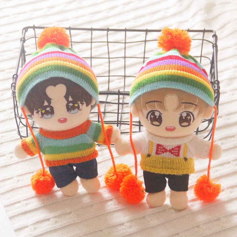 Hi-Kid Muppet Costumes Idol Striped Sweater 20cm Doll Clothes Set ...