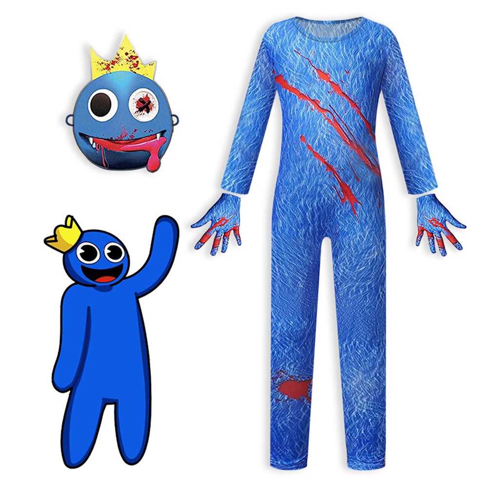 Roblox Rainbow friend blue jumpsuit | Shopee Philippines