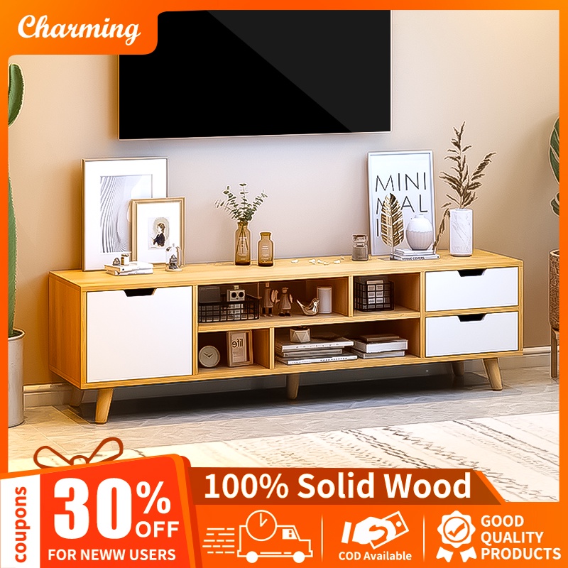 [COD] TV Rack 120/140 cm TV Stand Media Storage