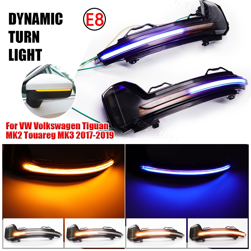 Dynamic LED Turn Signal Light Side Marker For VW Volkswagen Tiguan MK2