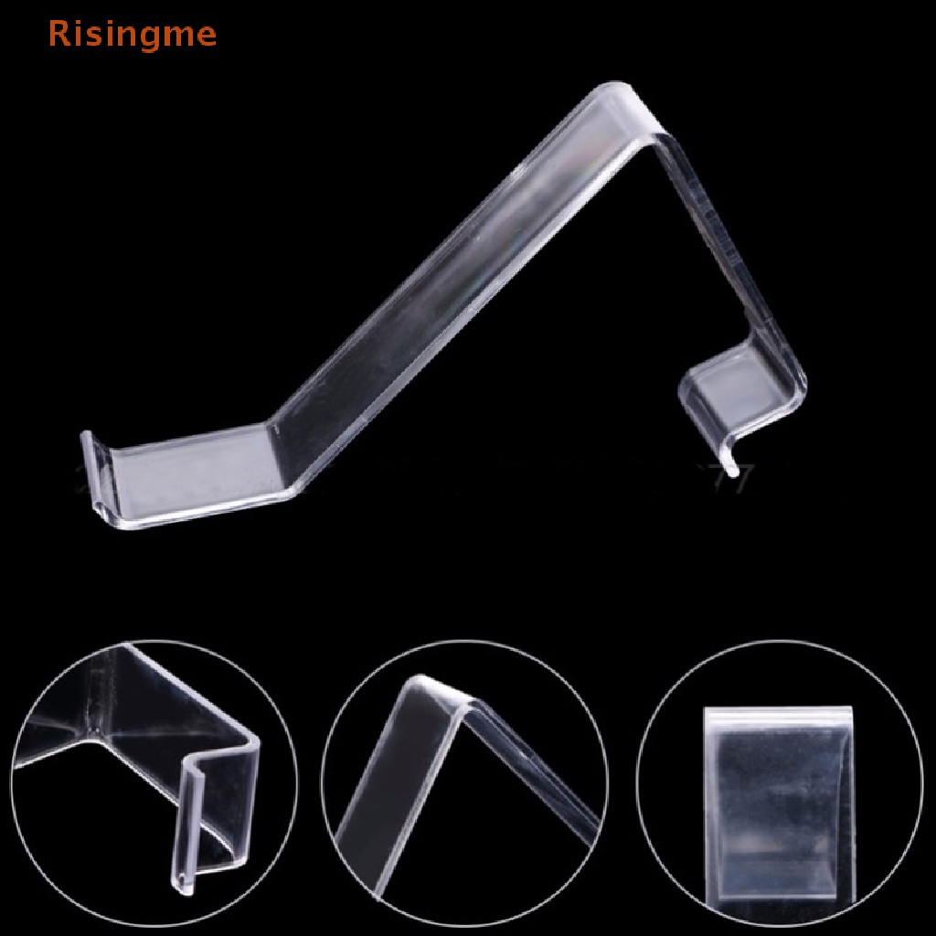 [Risingme] Clear Plastic Shoe Store Display Stands Rack Holder Sandal