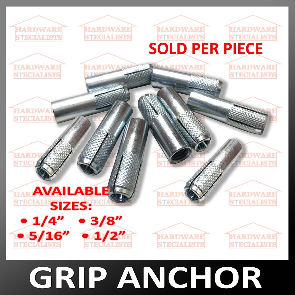 Steel Grip Anchor | SOLD PER PIECE | Shopee Philippines