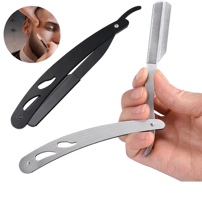 Stainless Steel Folding Shaving Beard Shavers Hair Eyebrow Trimming ...