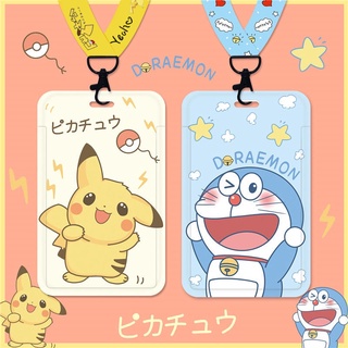 Lovely card cover Pikachu student meal card case bus ID card protection ...